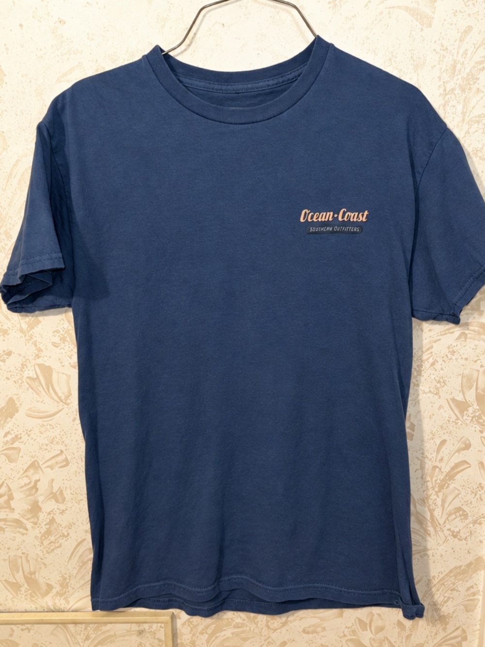Ocean Coast Men's Short-Sleeve Navy Logo Tee